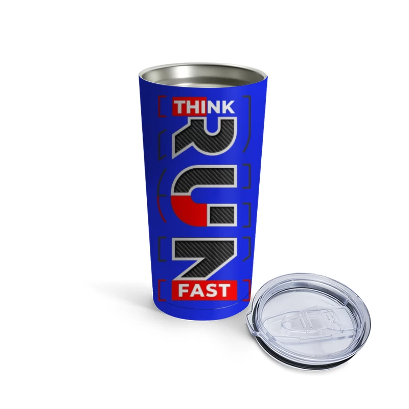Creative Logo Design with Typography Travel Mug
