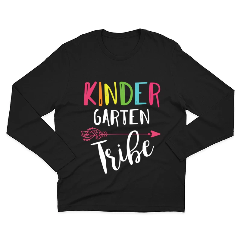 Design coloré - Tribu de la maternelle Homme Manches Longues T-Shirt
