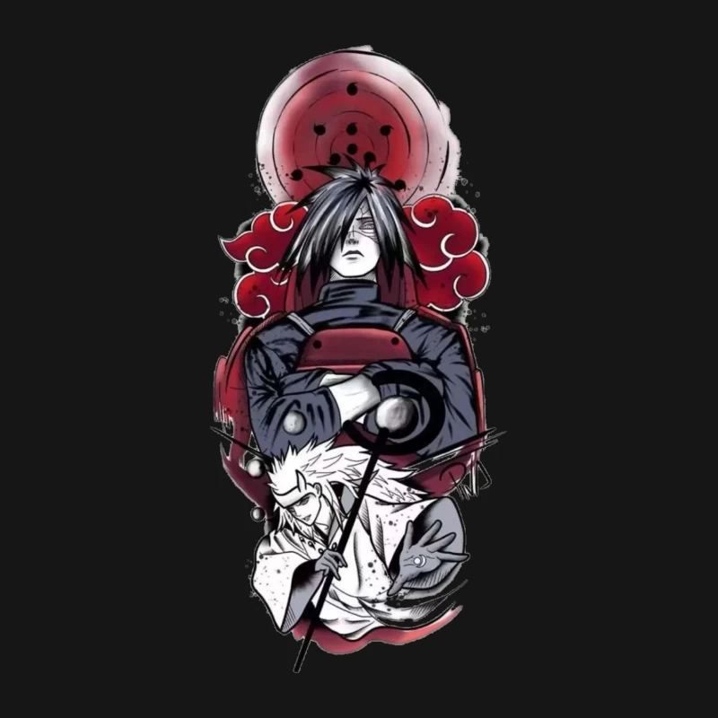 Ninja-Kunst mit Sharingan Herren T-Shirt