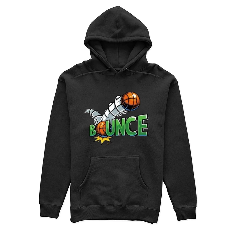 Basketball Bounce Design Damen Pullover Hoodie