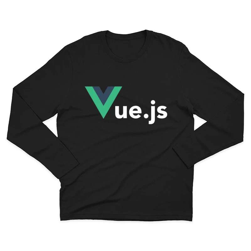 Vue.js JavaScript Frontend Framework Logo Male Long Sleeve T-Shirt