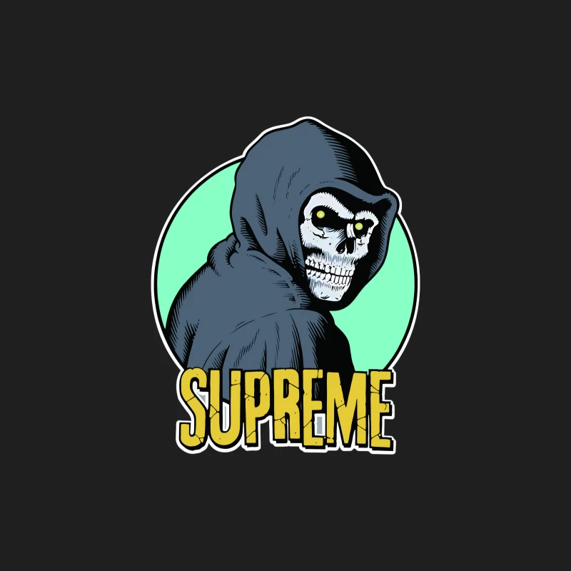 Gruseliges Skelett mit Supreme-Schriftzug Herren Tanktops