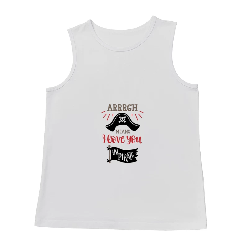 Expression pirate d'amour Homme Débardeur
