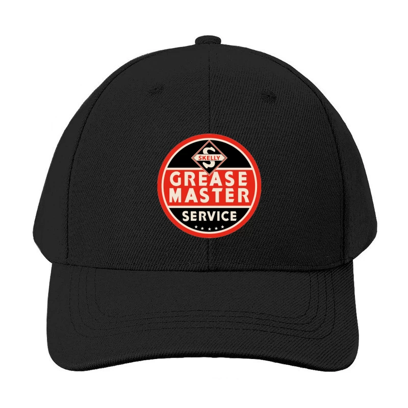 Vintage Skelly Grease Master Service Station Sign Baseball Cap