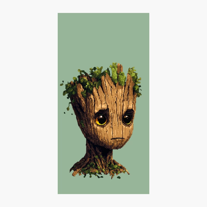Baby Groot: Adorable Tree Creature from Guardians of the Galaxy iPhone Case