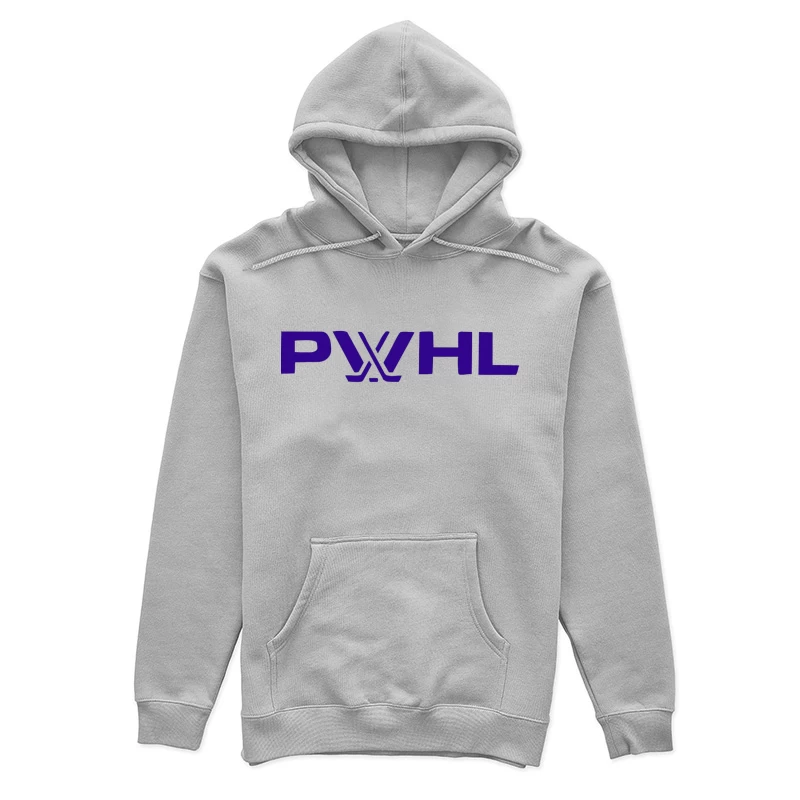 PWHL (Premier Women's Hockey League) Logo in Purple Female Pullover Hoodie