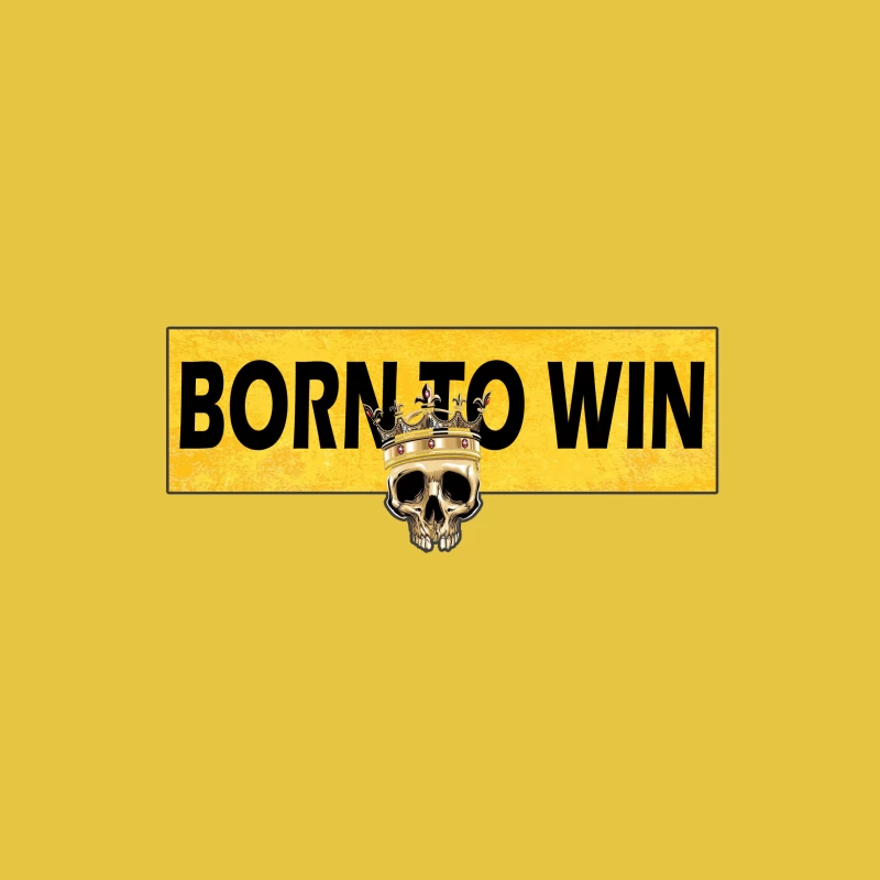 Born to Win Graphic Design Male T-Shirt