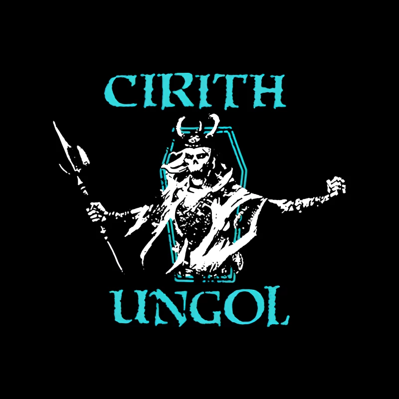 Cirith Ungol Vintage Throw Pillow