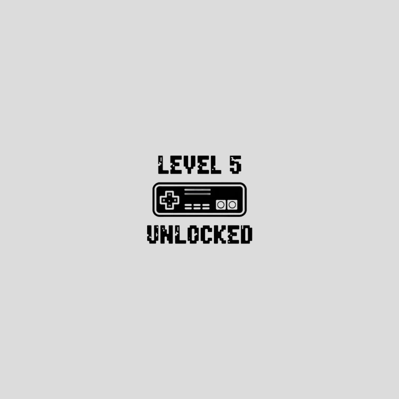 Retro Gaming Achievement: Level 5 Unlocked Baseball Cap