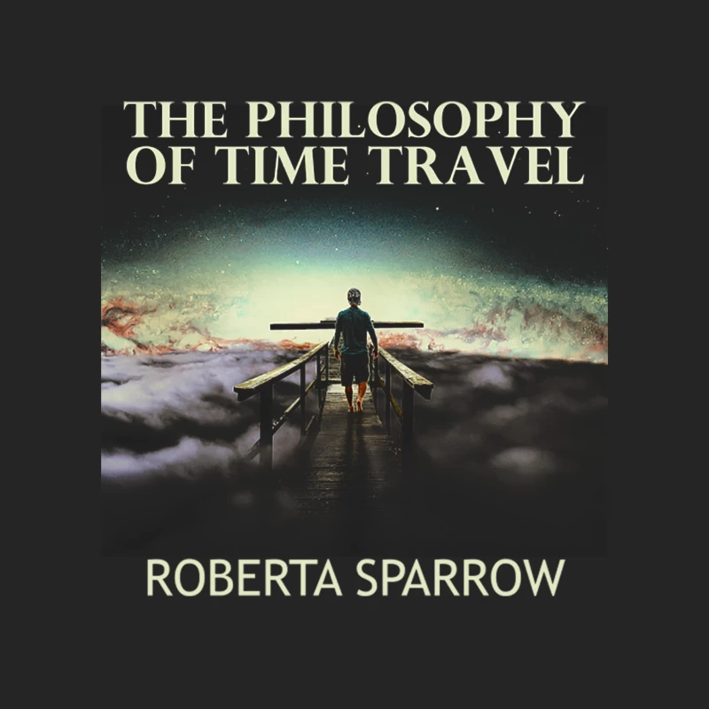 Ethereal Time Travel Philosophy: A Sci-Fi Book Cover Female Pullover Sweatshirt