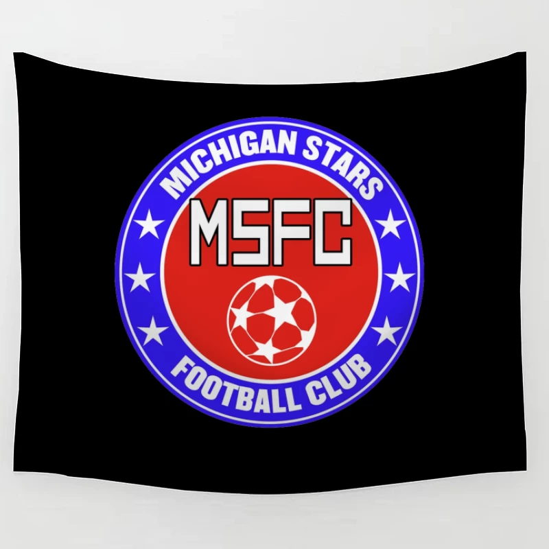 Michigan Stars Football Club Soccer Team Logo Tapestry