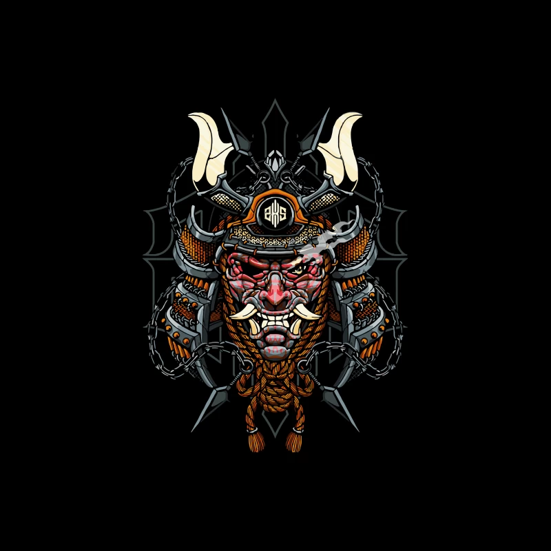 Viking Warrior Pixel Art Tapestry