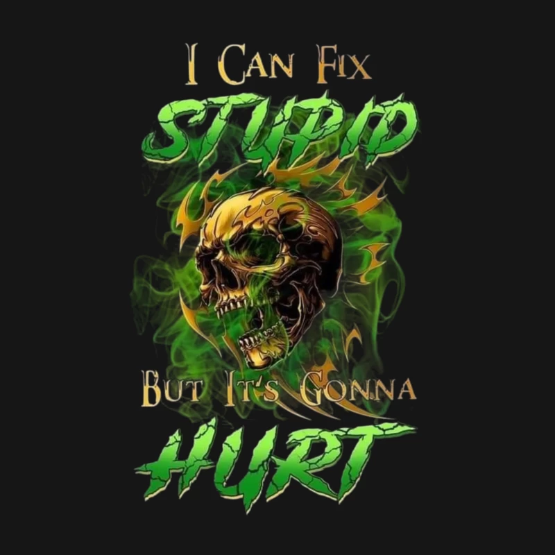Edgy Motivational Skull Art Male Long Sleeve T-Shirt