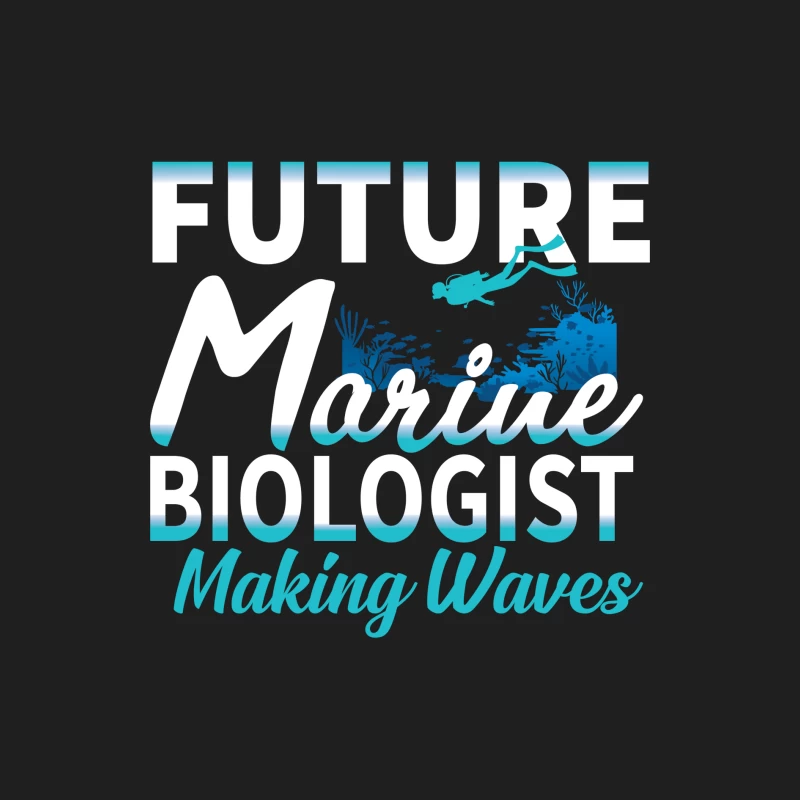 Futur biologiste marin: faire des vagues Homme Débardeur