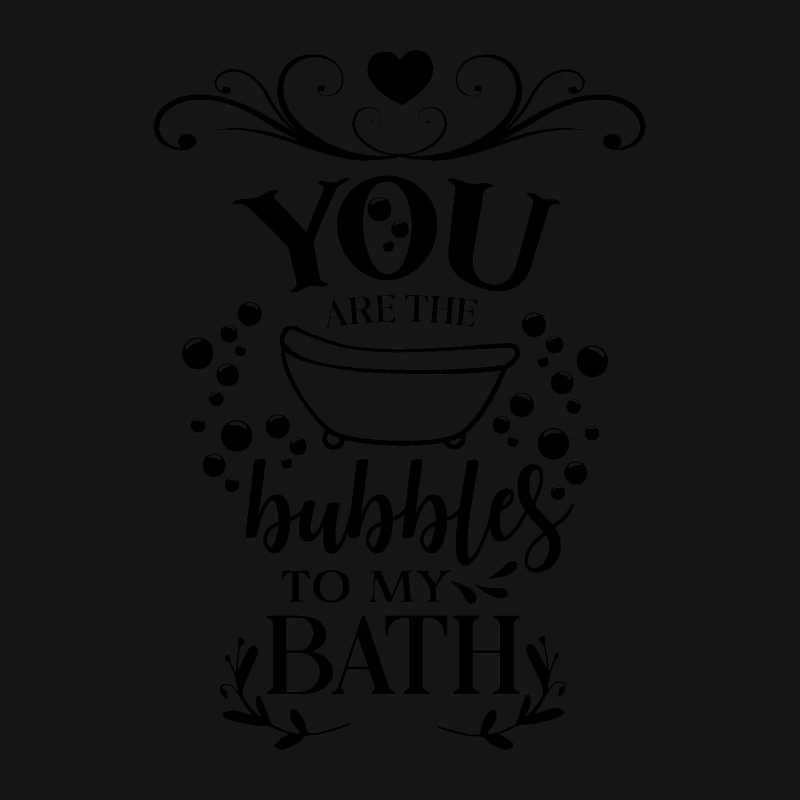 Message inspirant avec baignoire et bulles Femme T-Shirt