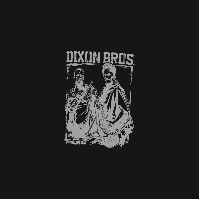 The Walking Dead Tv Show Daryl and Merle Dixon Brothers Zombies Desk Mat