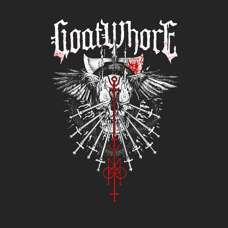 Goatwhore AUS Tour Male Pullover Sweatshirt