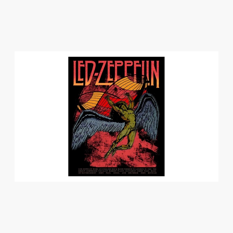 Led Zeppelin Retro Travel Mug