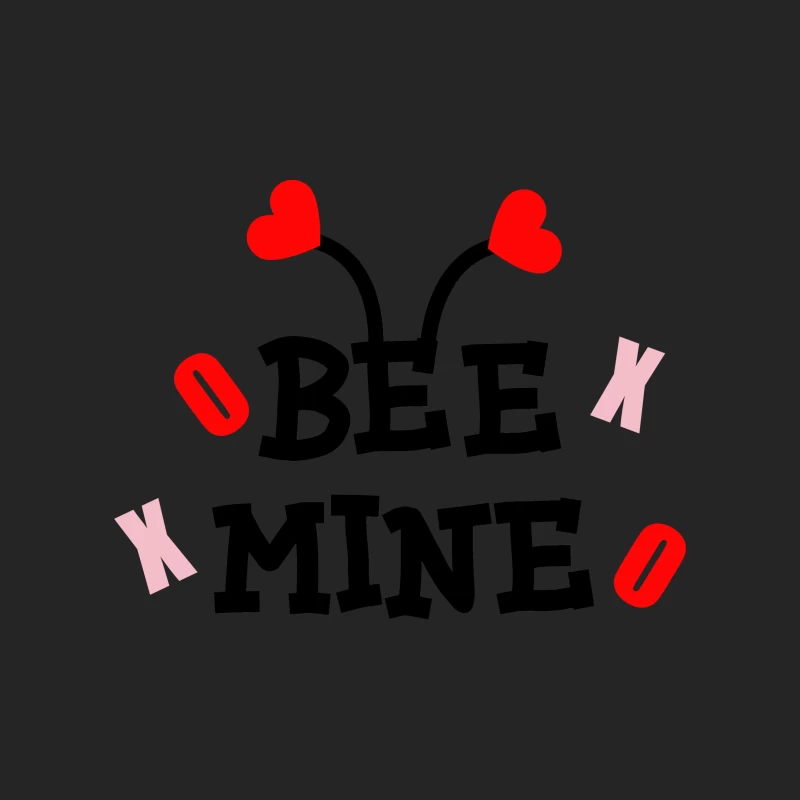 Design mignon avec des cœurs et une abeille Homme Sweat-shirt à enfiler