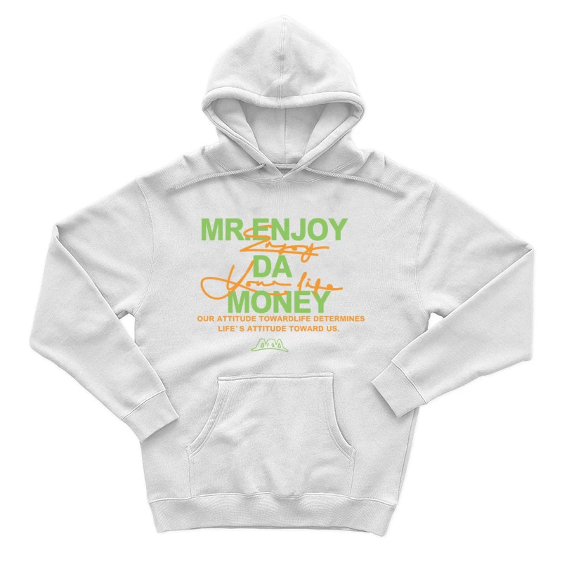 Motivationsspruch mit Lebensfreude Herren Pullover Hoodie