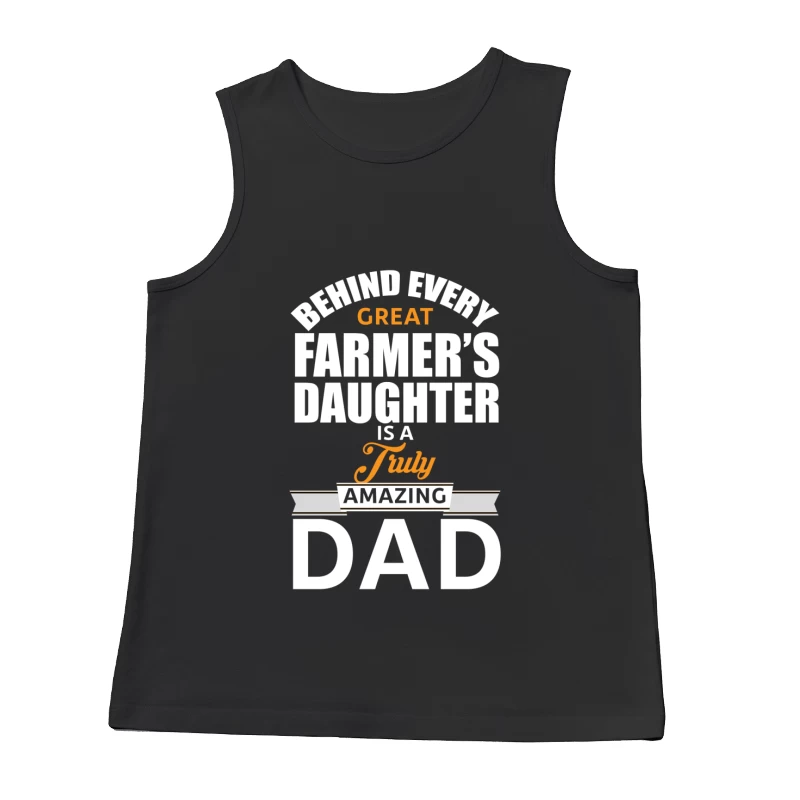 Hommage à un Papa de Fille de Fermier Homme Débardeur