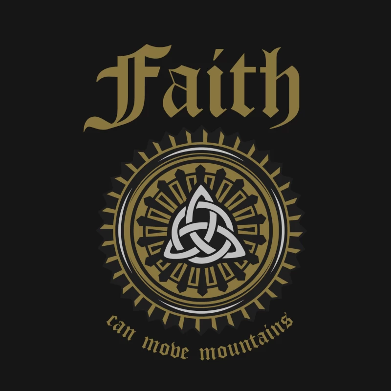Symbole de Foi et Triquetra Femme T-Shirt