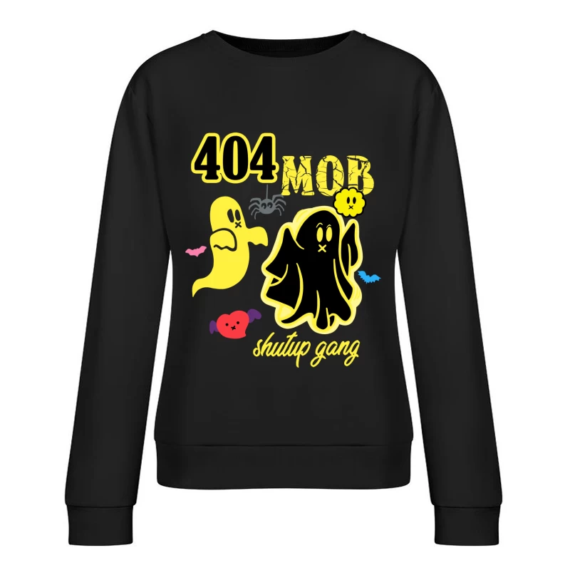 404 Mob Geisterdesign Damen Pullover Sweatshirt