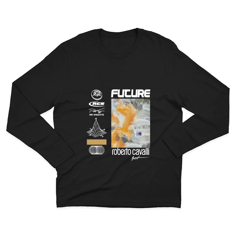 Zukunftsvision von Roberto Cavalli inspiriert Herren Langarm T-Shirt