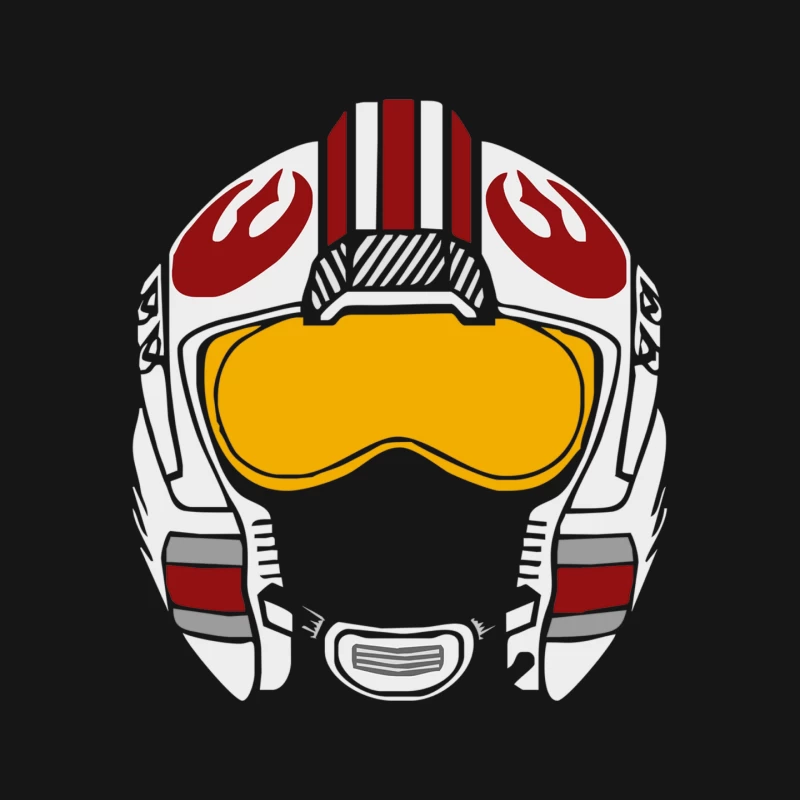 Luke X-Wing Helmet Mouse Pad