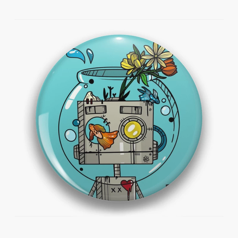 Sandybot Pin