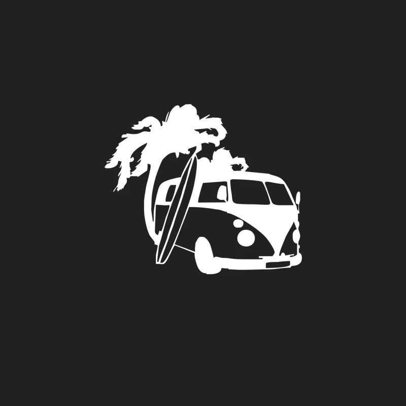 Camper Van Surf Split Retro Bucket Hat