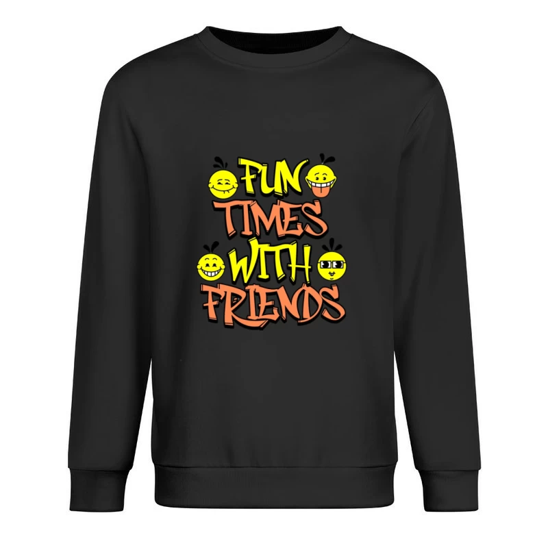 Moments Amusants entre Amis Homme Sweat-shirt à enfiler