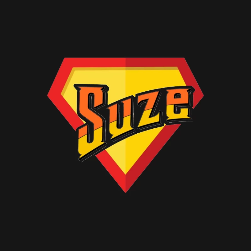 Suze Drink Logo in Superman Shield Style Male Long Sleeve T-Shirt