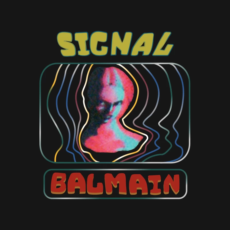 Retro Signal Kunstwerk Herren T-Shirt
