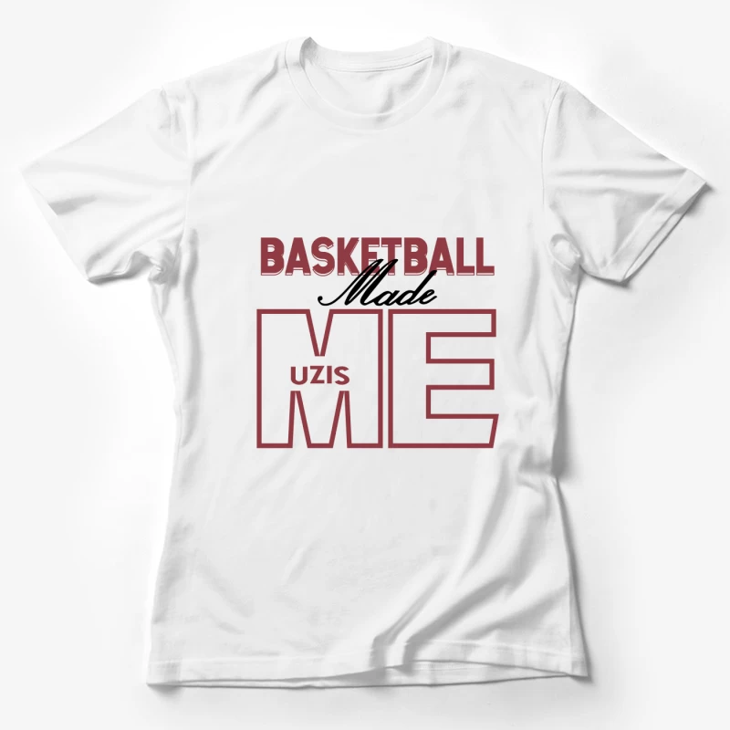 Basketball Me Uzis Design Damen T-Shirt