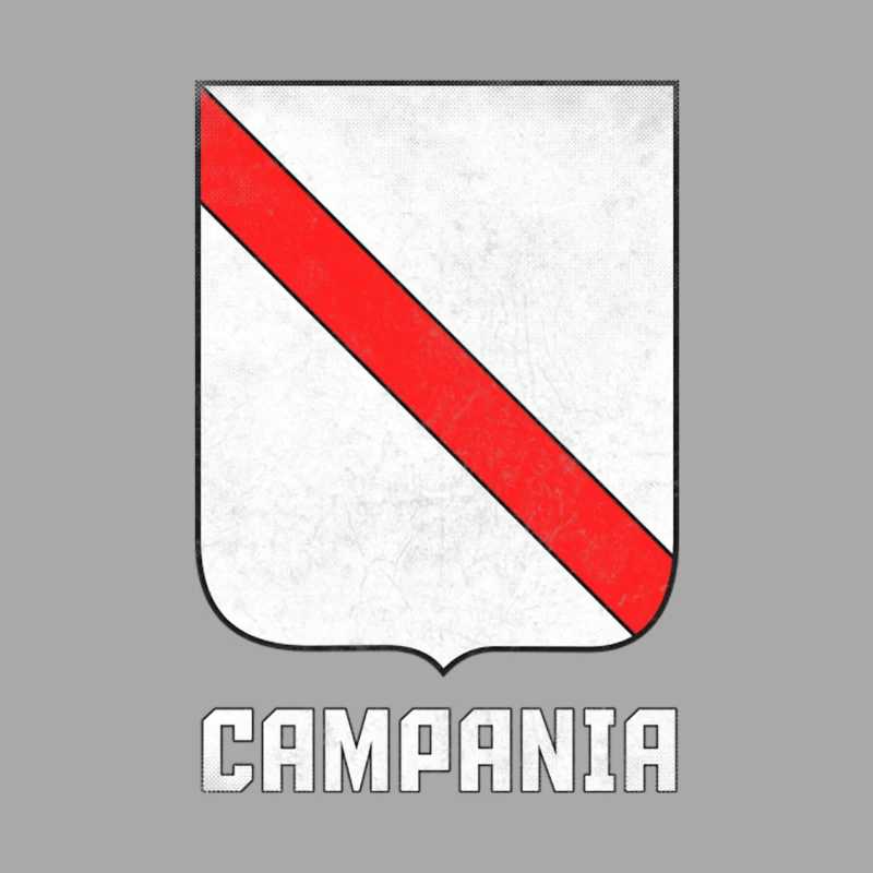 Campania  Italia Region Coat of Arms  Vintage Style Female Pullover Hoodie