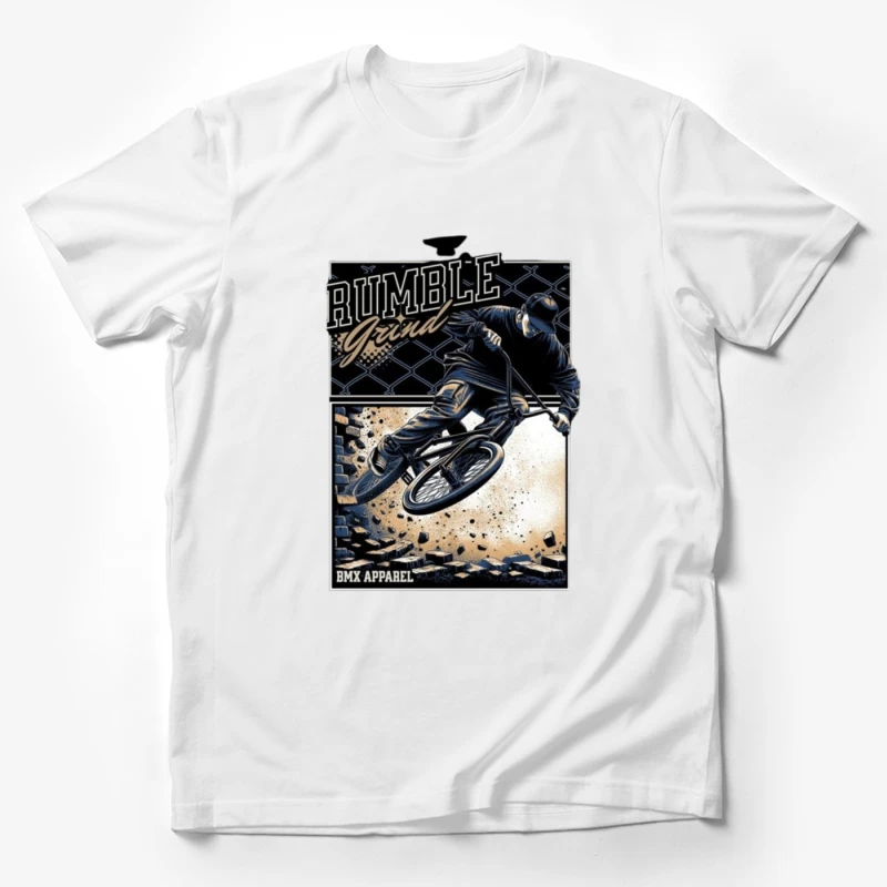 Rumble Yard BMX Action Sports Apparel Illustration Male T-Shirt