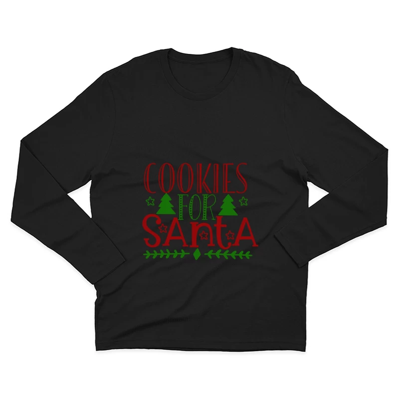 Décoration de Noël : Biscuits pour le Père Noël Homme Manches Longues T-Shirt
