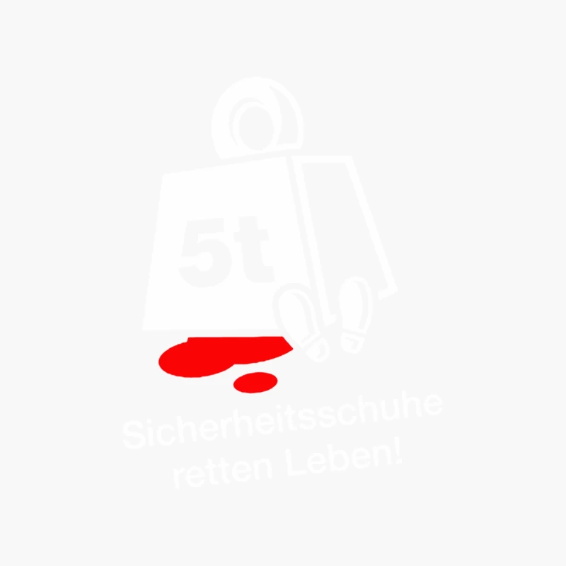 Sicherheitsschuhe retten Leben Cotton Tote Bag