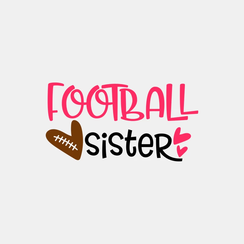 Cœur de sœur de football Homme Débardeur