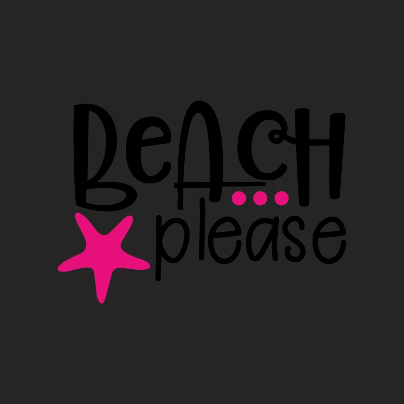 Design ludique 'Beach Please' avec étoile de mer Homme Sweat-shirt à enfiler