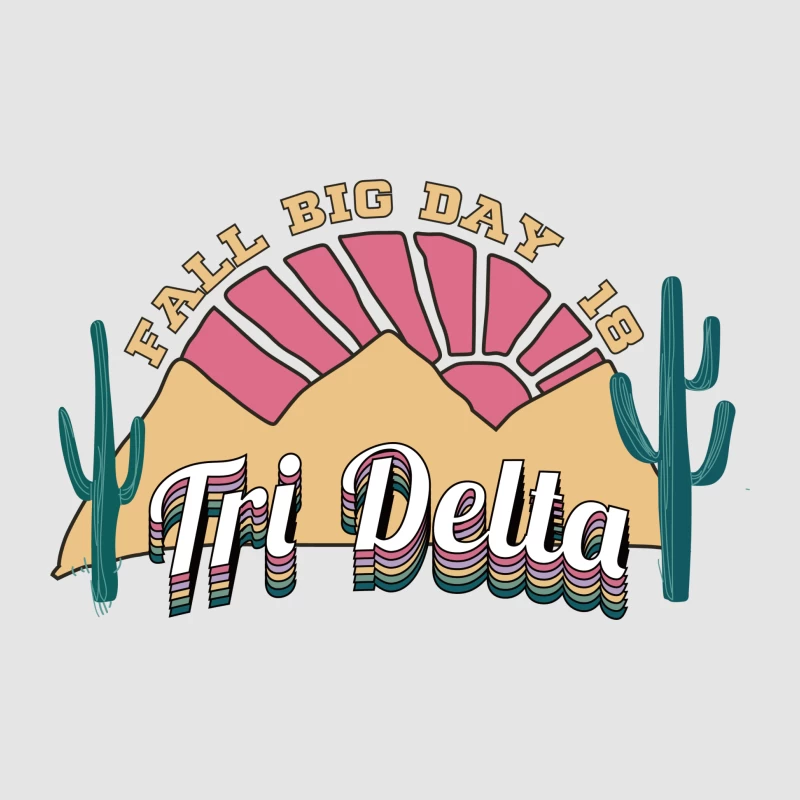 Tri Delta Herbst-Event 18 Damen Pullover Hoodie