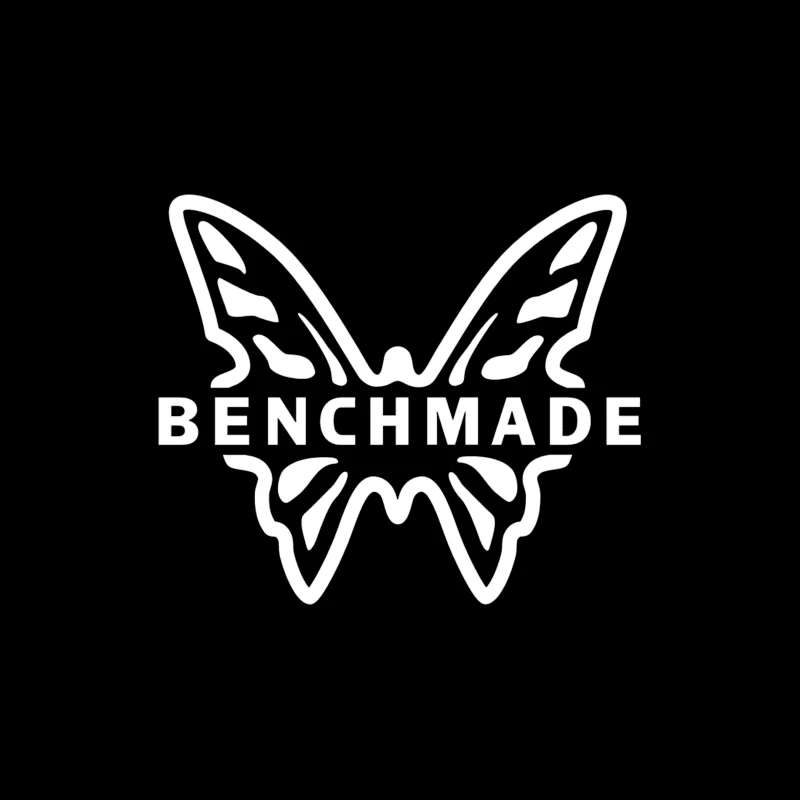 Benchmade Butterfly Logo Design Throw Pillow