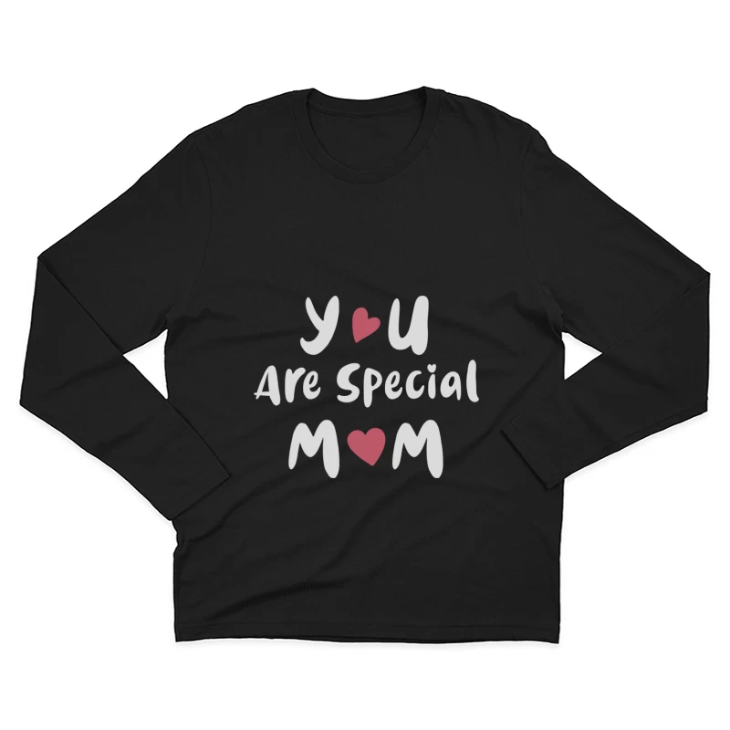 Message spécial pour maman Homme Manches Longues T-Shirt