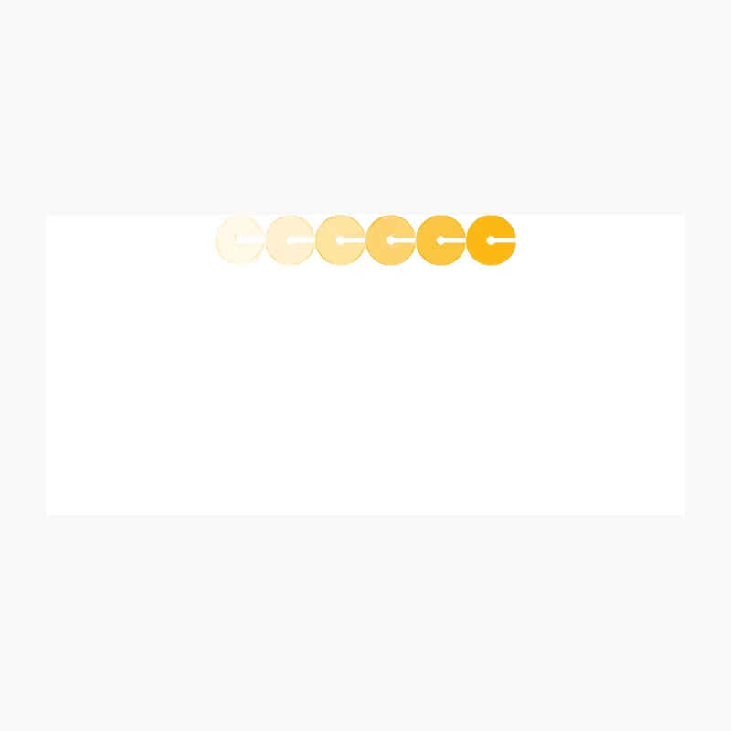 Minimalist Yellow Gradient Circle Palette Coffee Mug