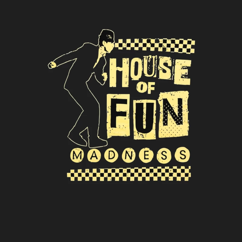 Madness - House of Fun Vintage Band Logo Design Male Tank Top