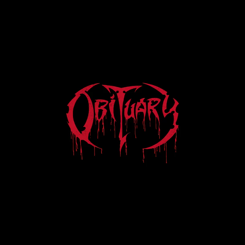 Obituary Cause of Death Red Logo Coffee Mug