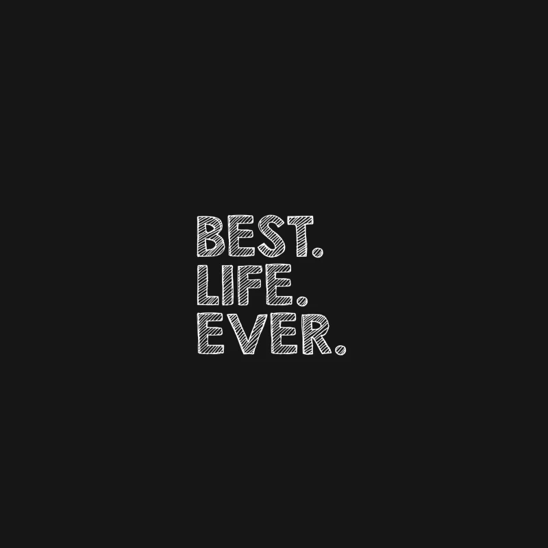 Motivation et Positivité pour la Meilleure Vie Homme Manches Longues T-Shirt