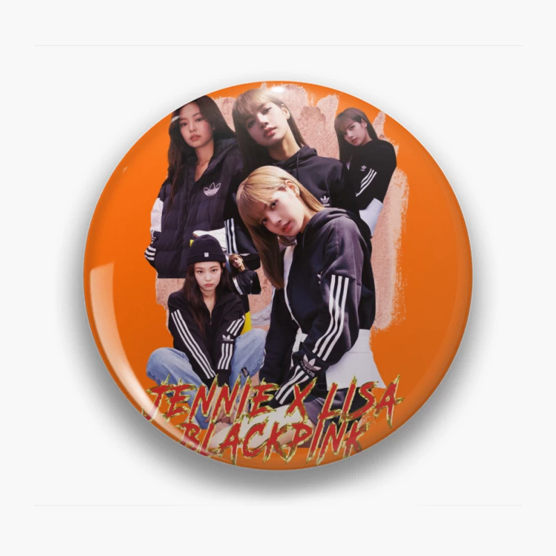BLACKPINK: Jennie and Lisa Collaboration Pin