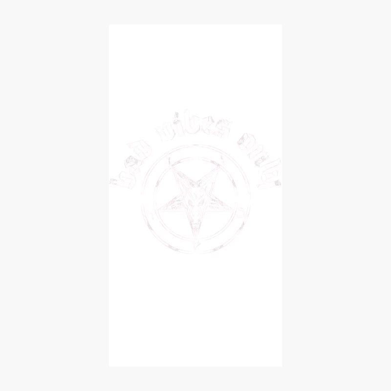 Bad Vibes Only ††† iPhone Case